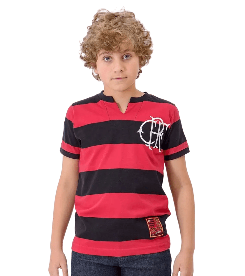Camisa Infantil Flamengo Fla Tri Braziline