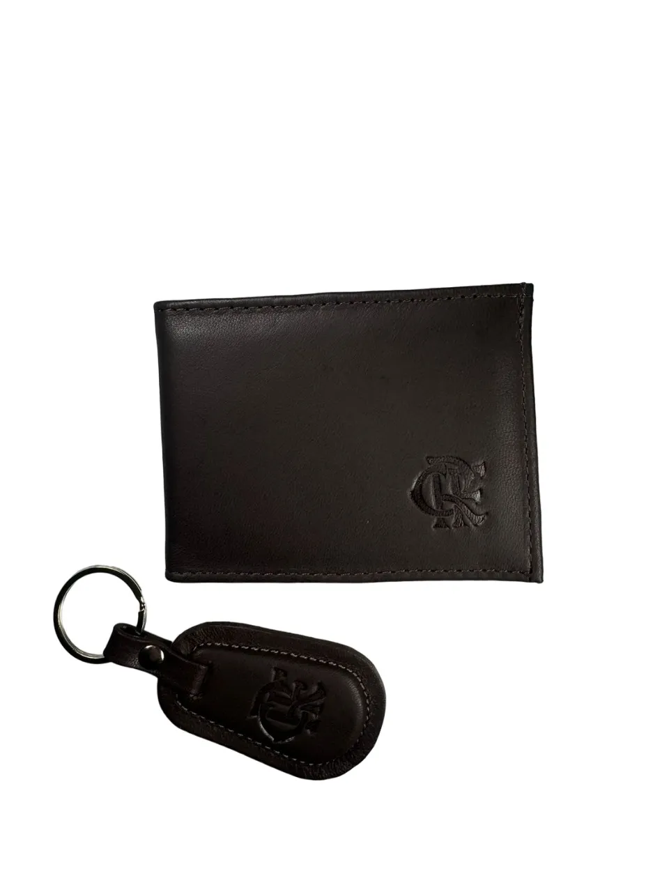 Kit Premium Flamengo Carteira e Chaveiro Café CRF