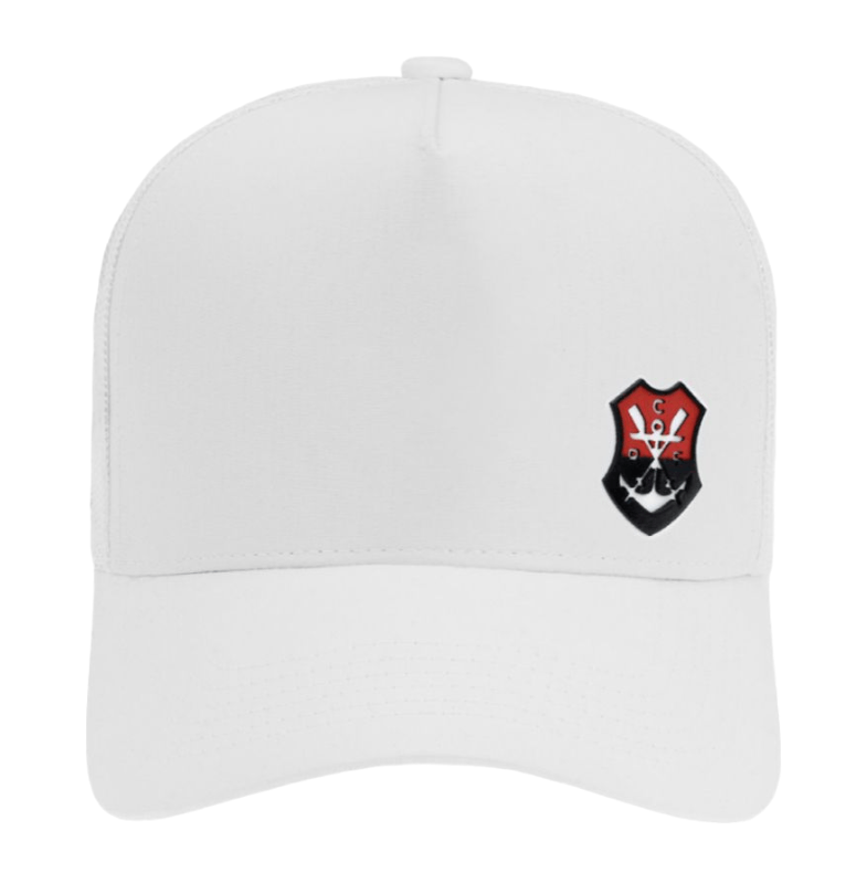 Boné Flamengo Aba Curva Silk Frontal Remo Branco Super Cap