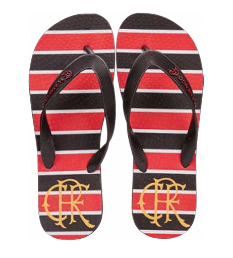 Chinelo Flamengo Cobra Coral Preto/Preto