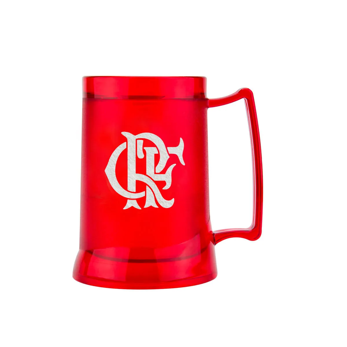 Caneca Gel Flamengo Escudo CRF 400ml Vermelha