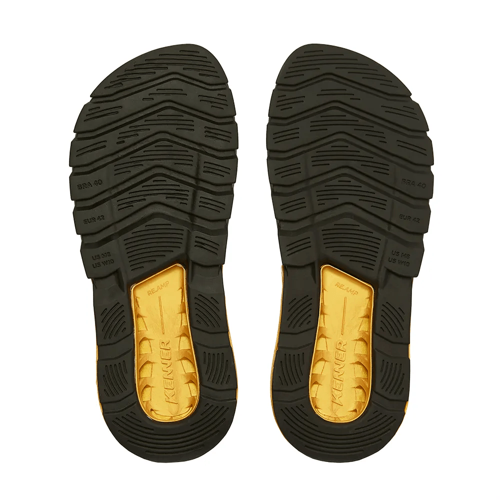 Chinelo Flamengo Rakka Gold DRR01 Kenner