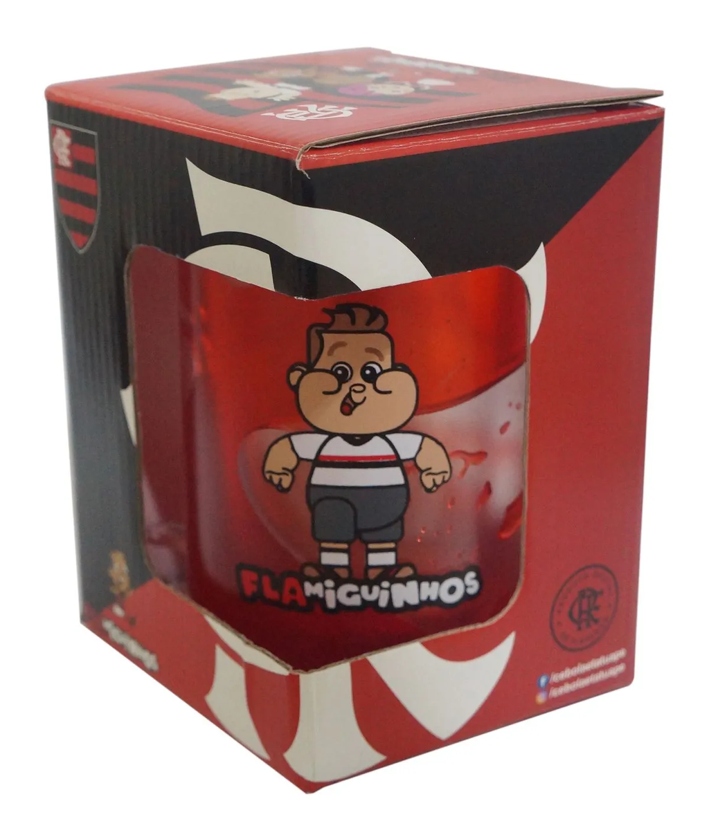 Mini Caneca Gel Vermelha Beto 300ml Flamiguinhos