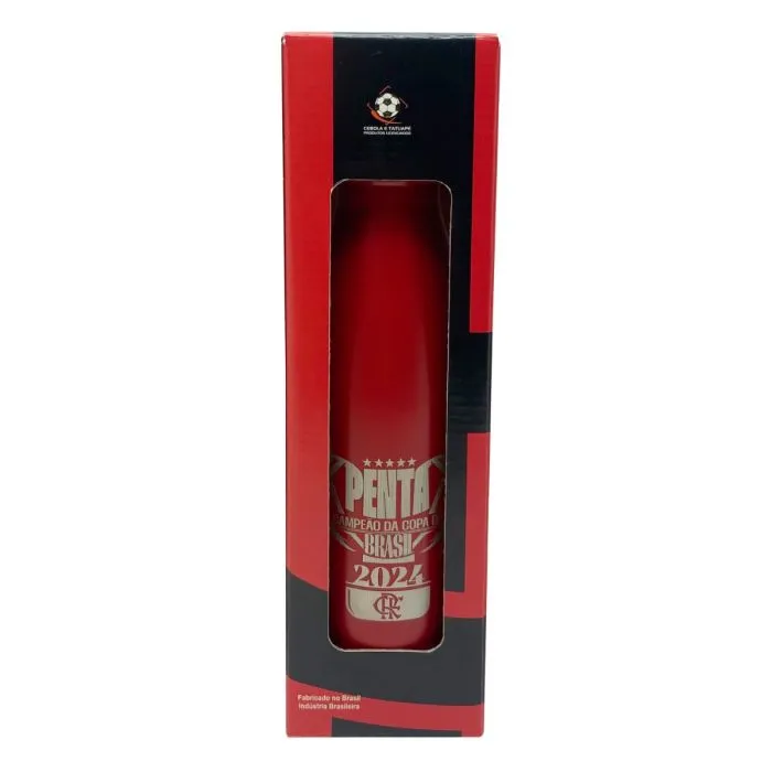 Garrafa Flamengo Inox Penta Copa do Brasil 750ml
