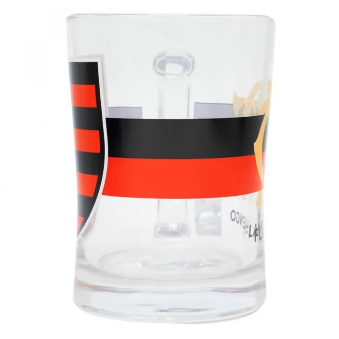 Canecão De Vidro Flamengo