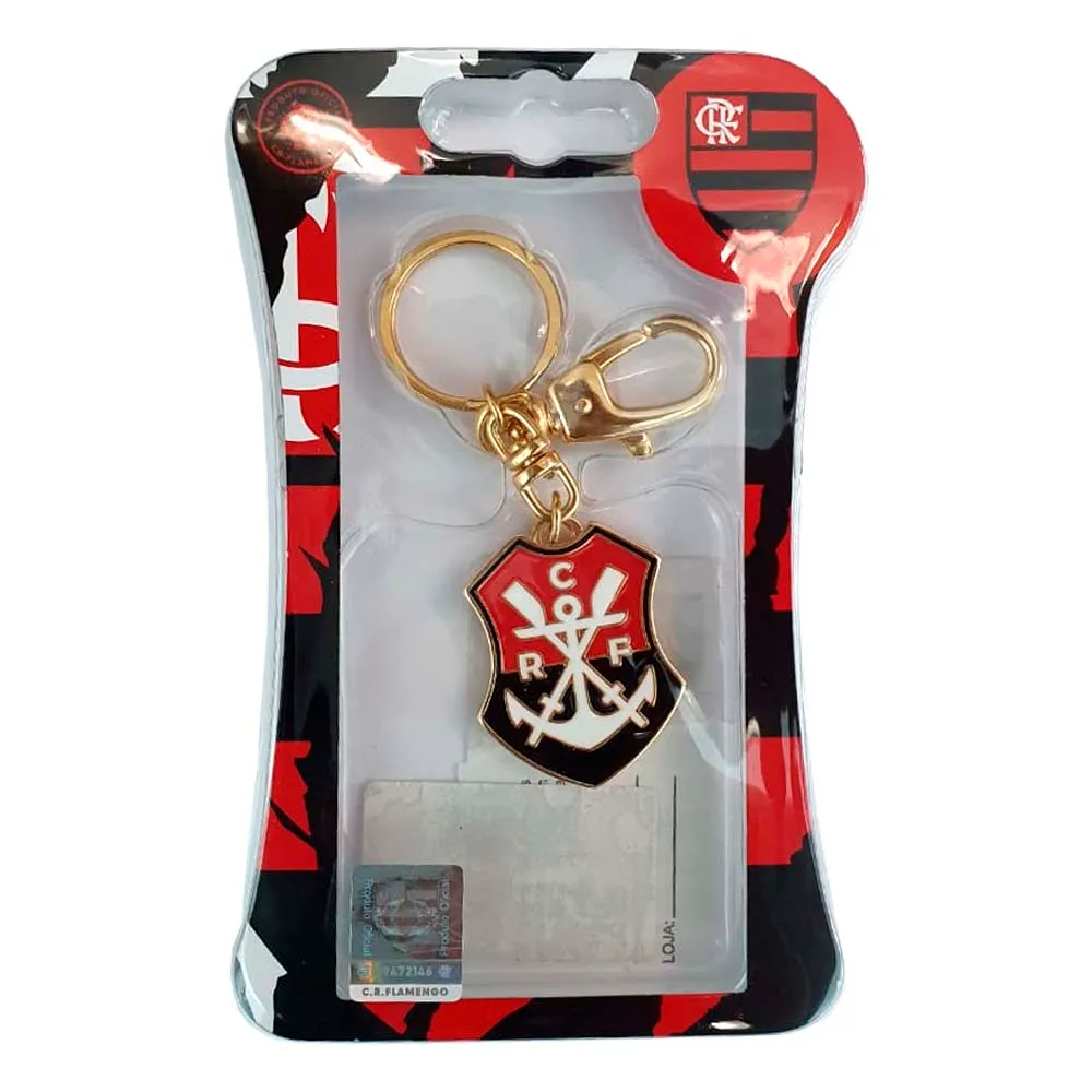 Chaveiro Flamengo Brasão Ouro