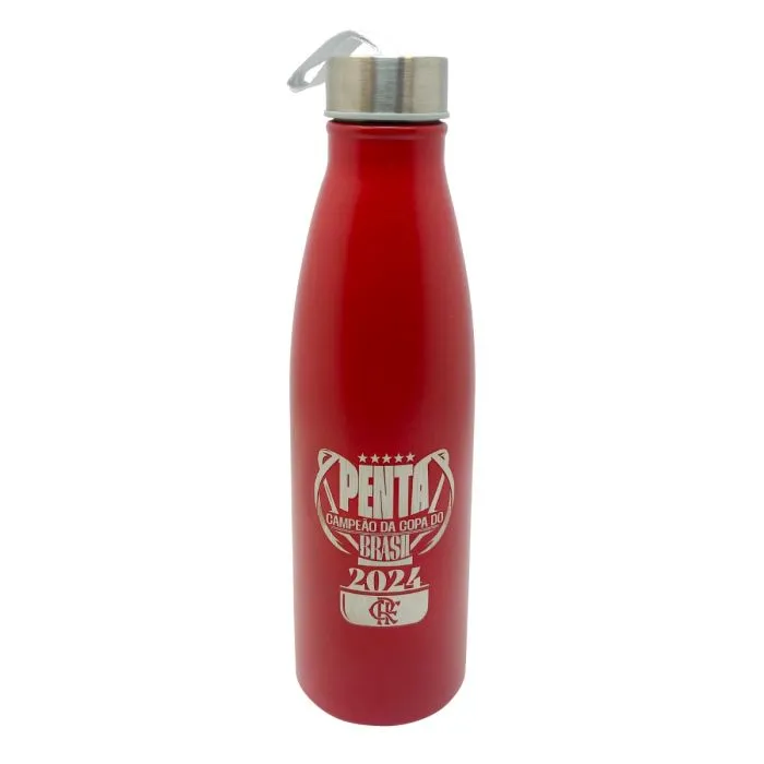 Garrafa Flamengo Inox Penta Copa do Brasil 750ml