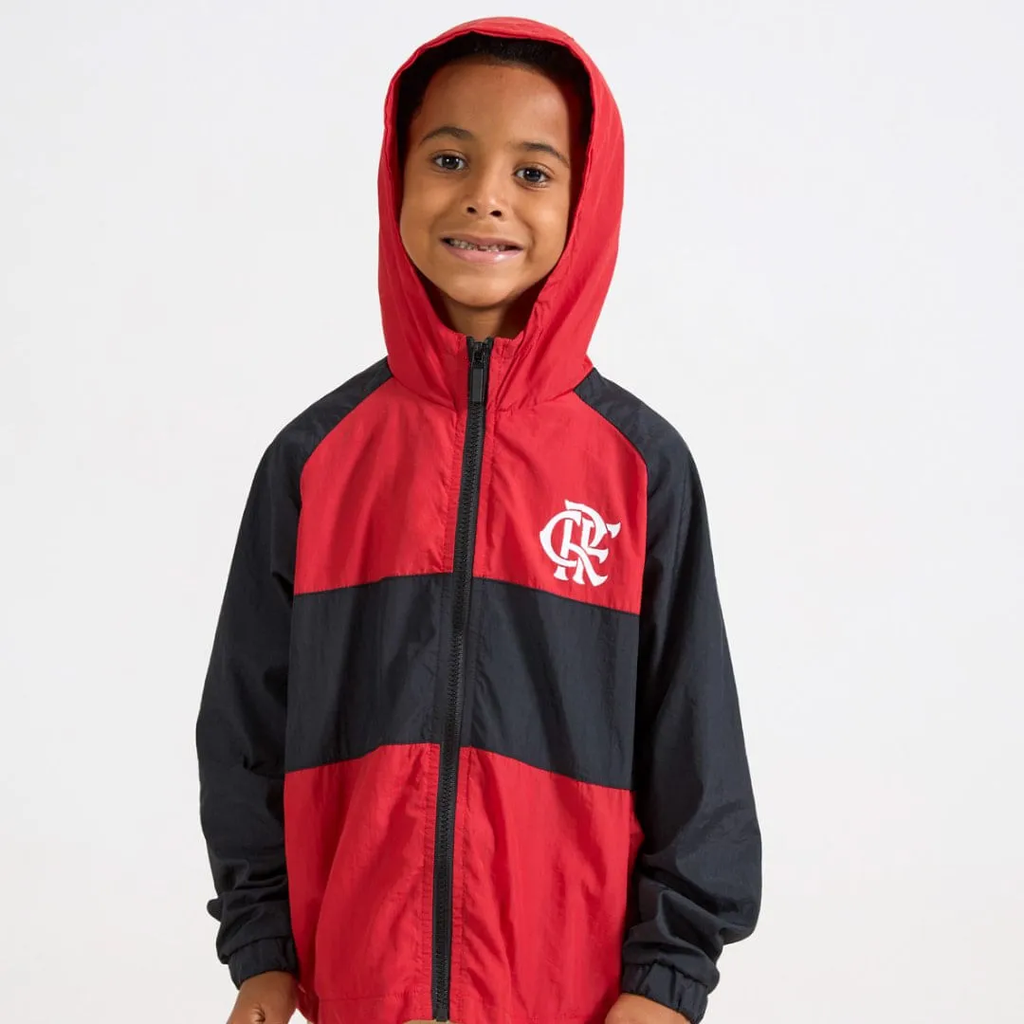 Casaco Flamengo Infantil Wind Braziline