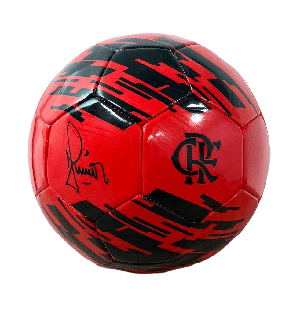 Bola Flamengo Oficial Assinada Pelo Craque Júnior Bel Watch
