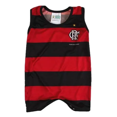 Macacão Flamengo Sublimado Torcida Baby