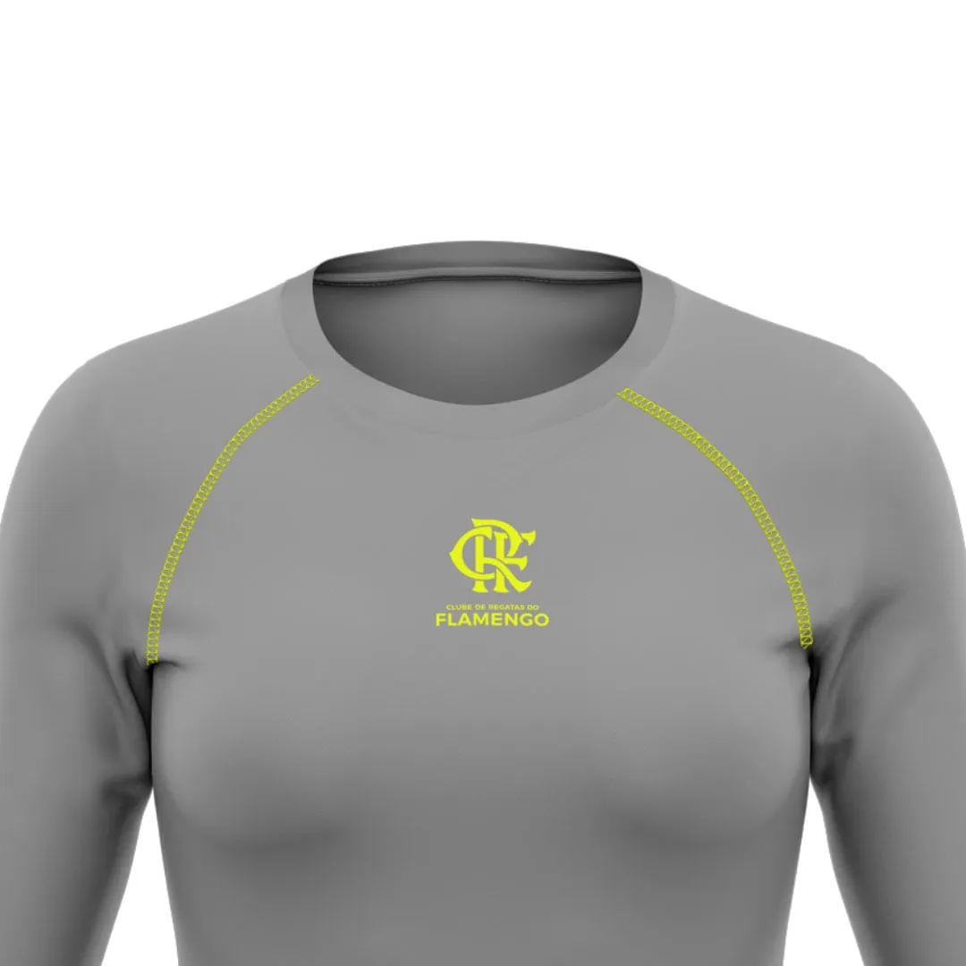 Camisa Flamengo Feminina Manga Longa Lodge Braziline
