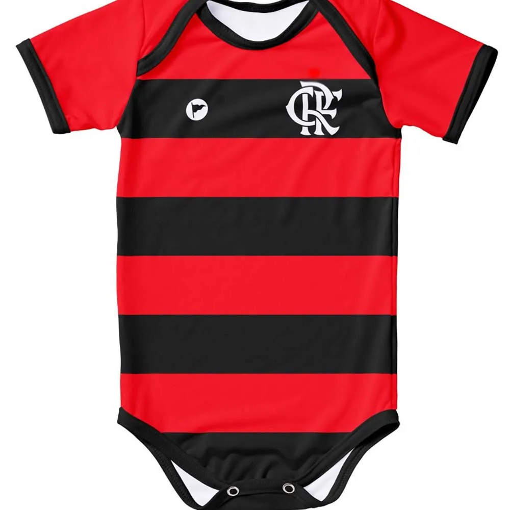 Body Flamengo Bebê Listrado