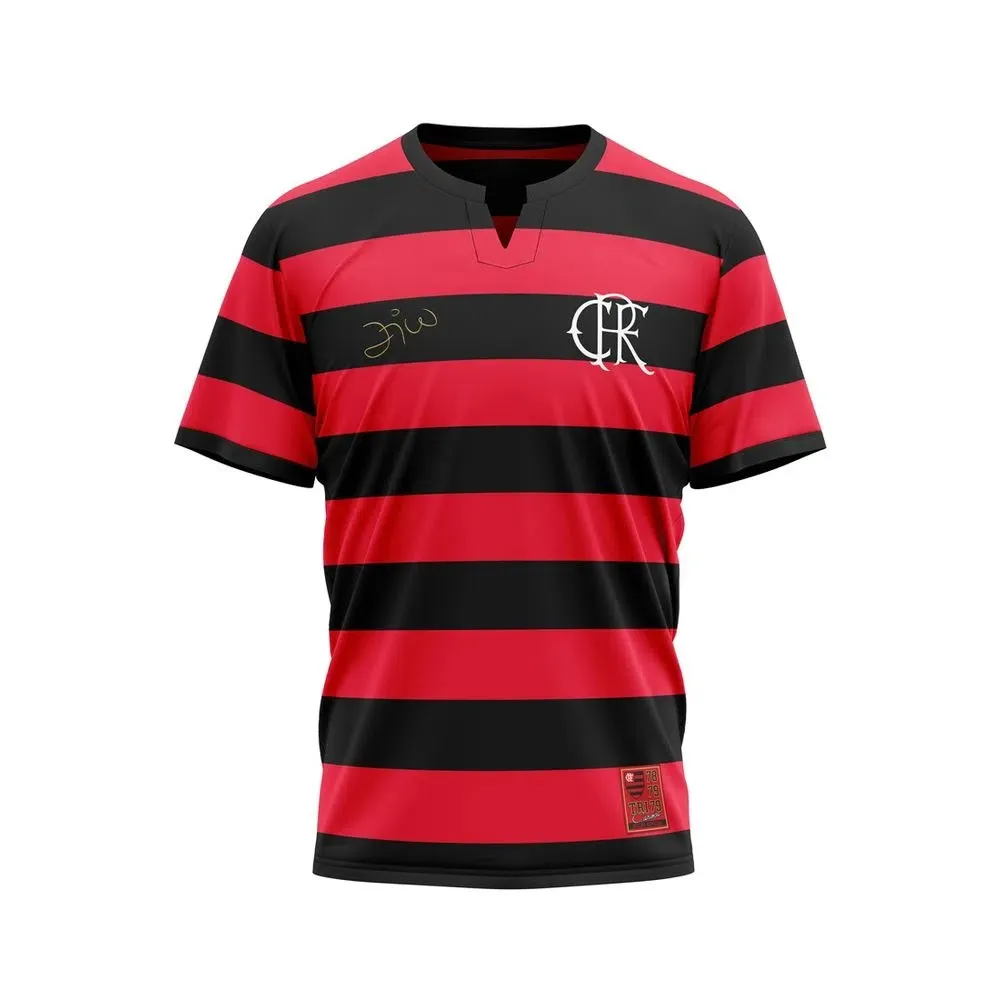 Camisa Flamengo Infantil Tri Zico Braziline