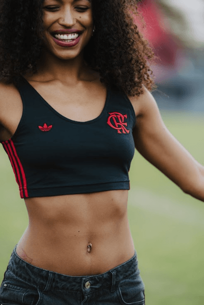 Top Flamengo Cropped Originals Adidas 2025