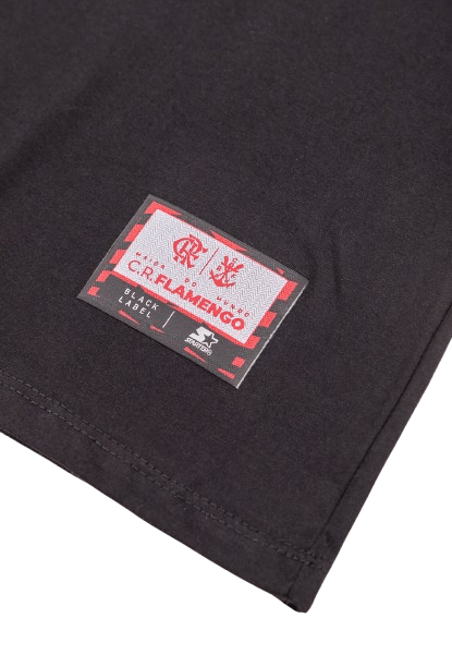Camisa Flamengo Infantil CRF Puff Preta Starter