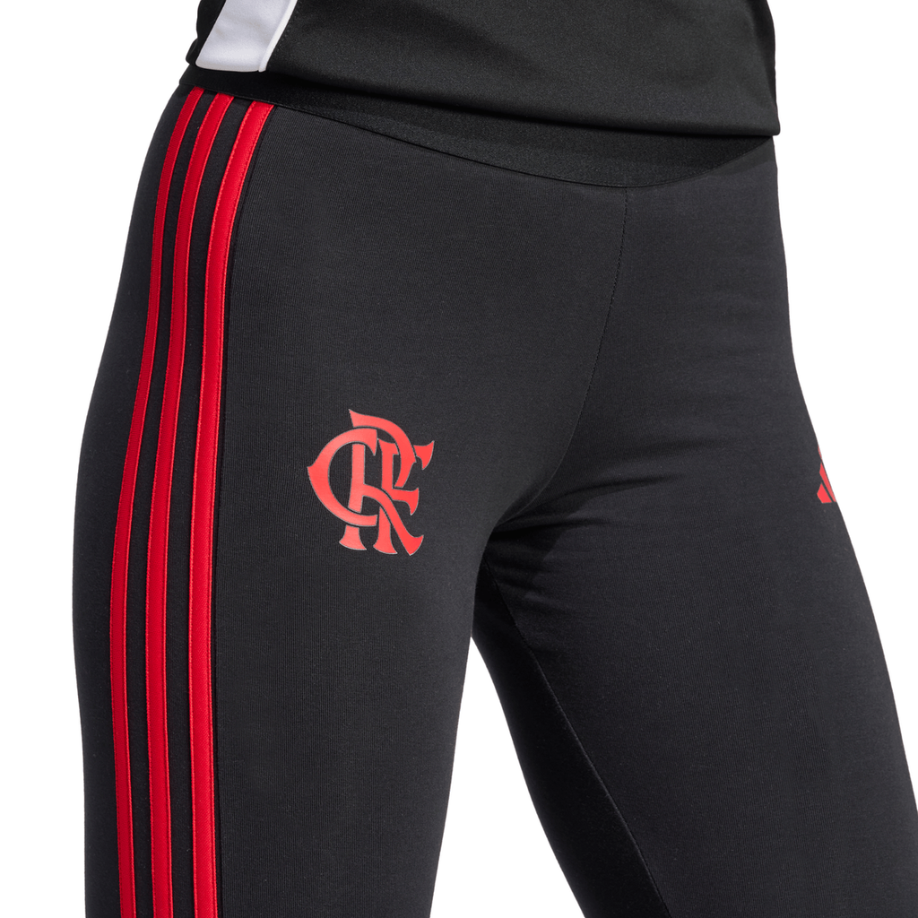 Calça Legging Flamengo Feminina DNA Adidas 2025