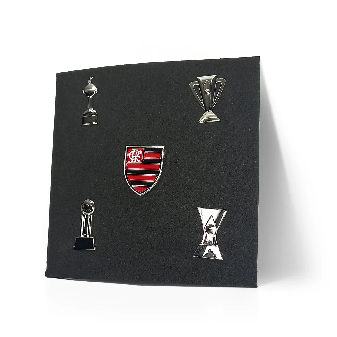 Conjunto Flamengo de Pins - Taças e Escudo