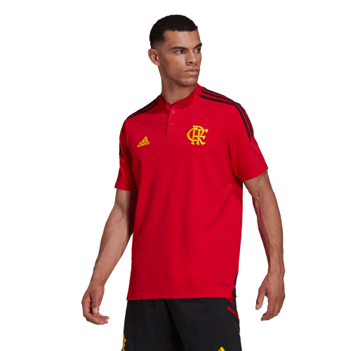 Camisa Polo Flamengo Treino Comissão Adidas 2022
