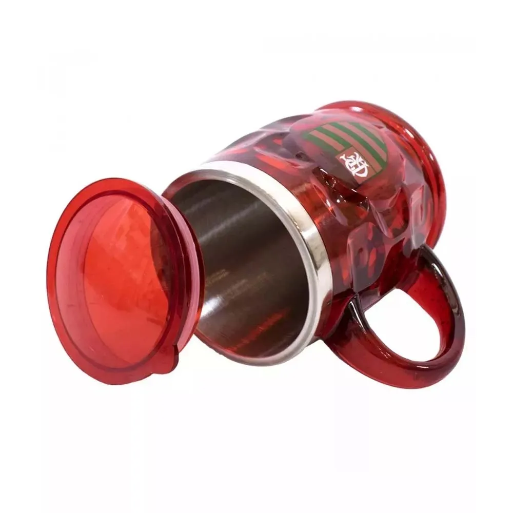 Caneca Flamengo Gomada 500 ML Vermelha