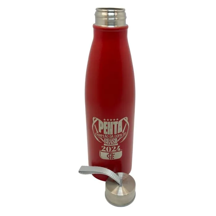 Garrafa Flamengo Inox Penta Copa do Brasil 750ml