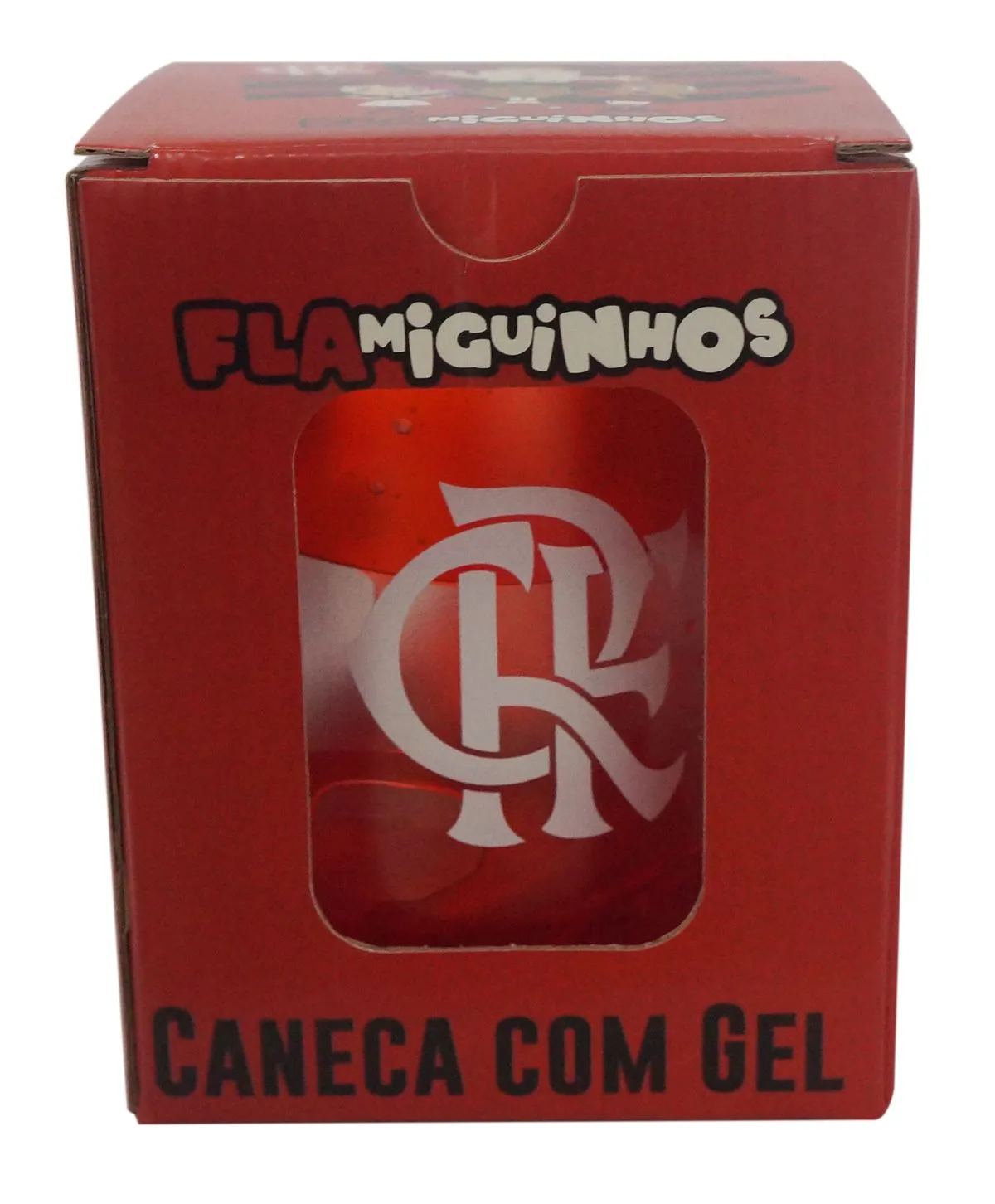 Mini Caneca Gel Vermelha Beto 300ml Flamiguinhos