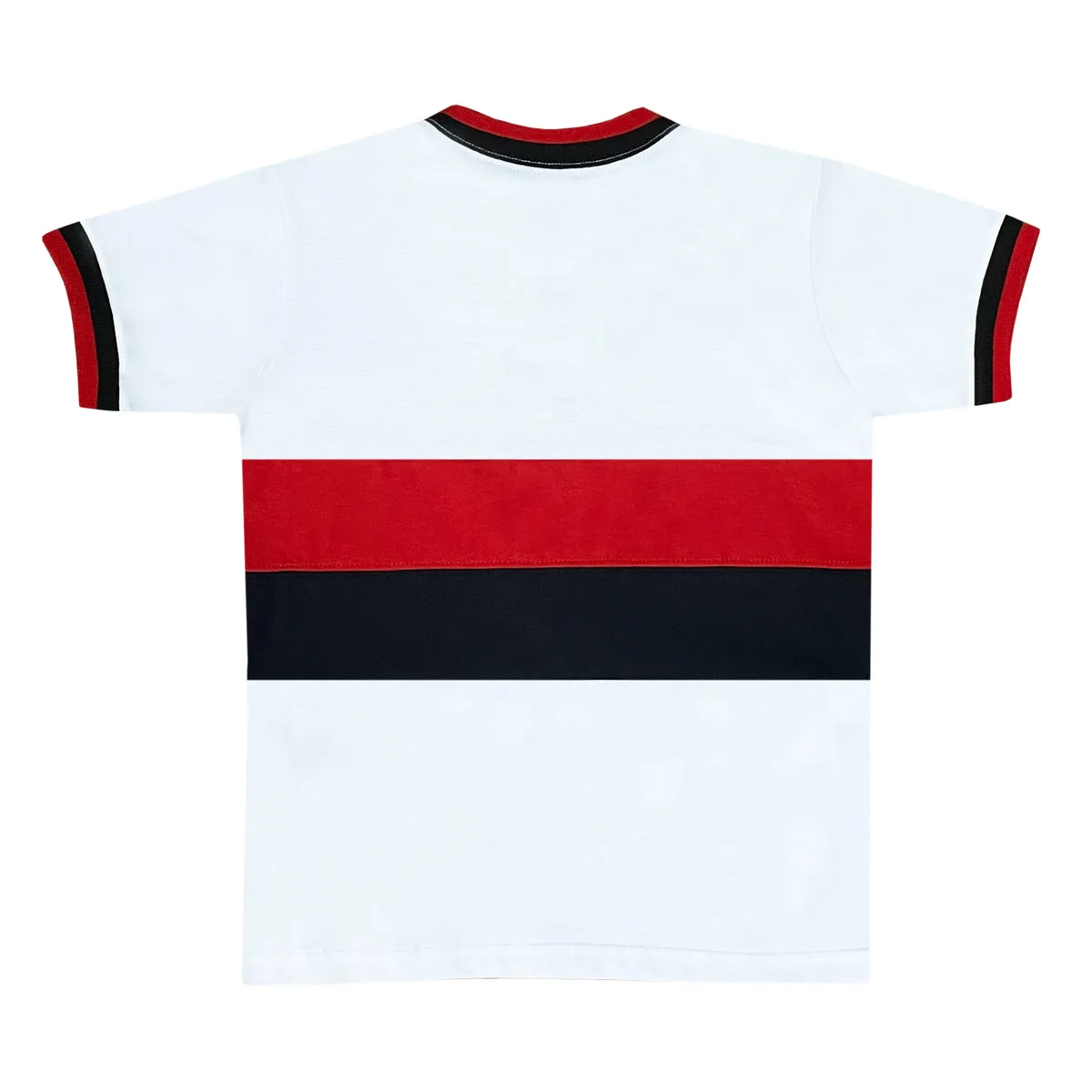 Camisa Flamengo Infantil Retrô 1976 Branca Liga Retrô