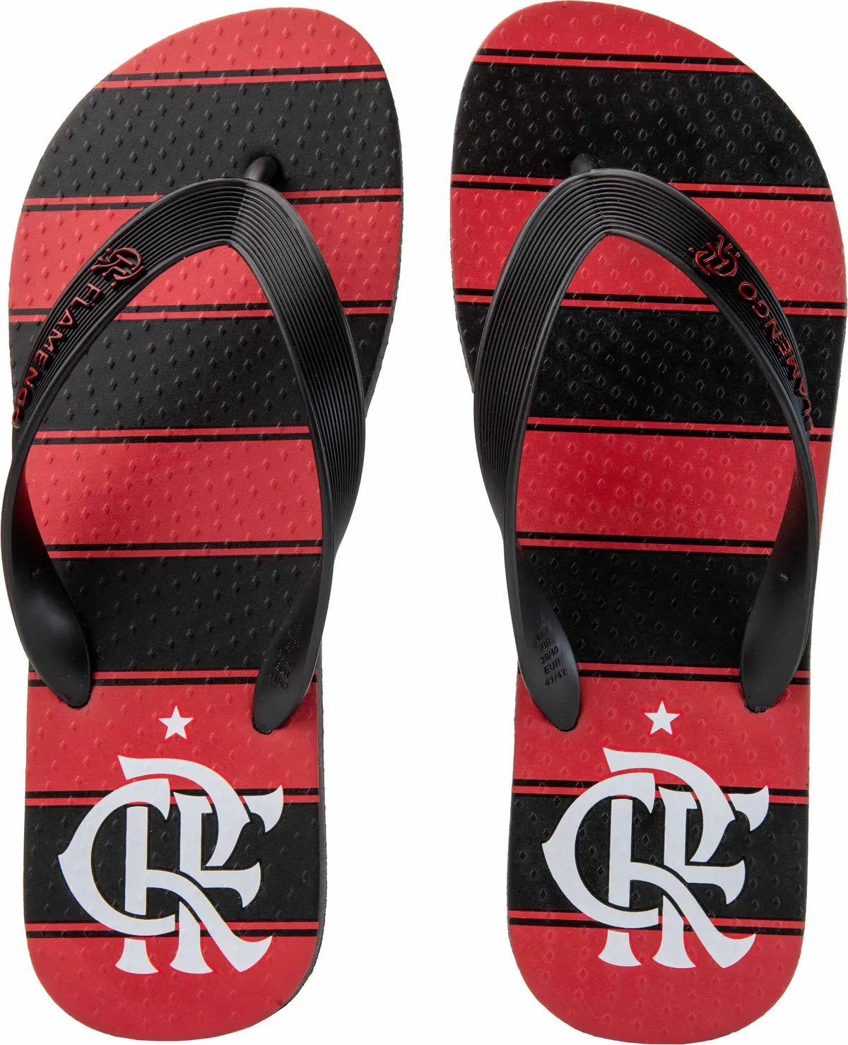 Chinelo Flamengo Manto 1 2025 Preto Preto