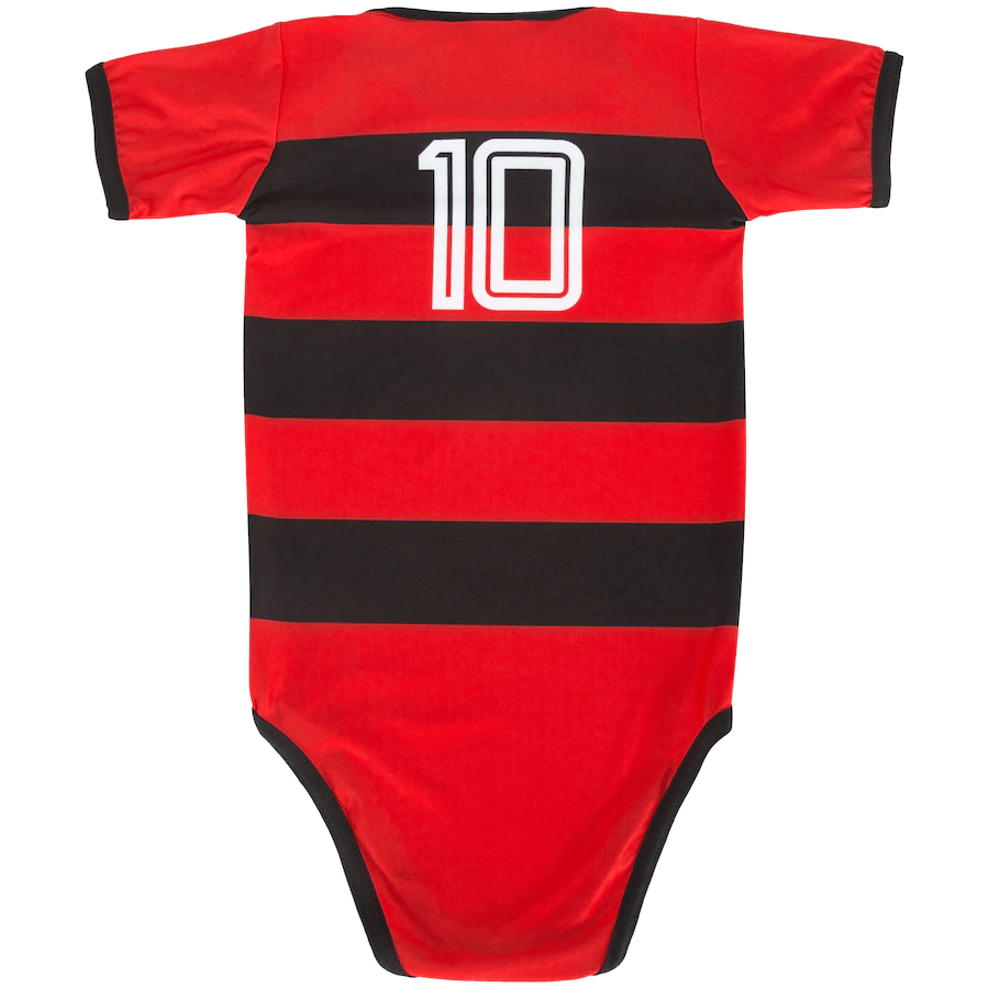 Body Flamengo Listrado Bebê Proteção UV
