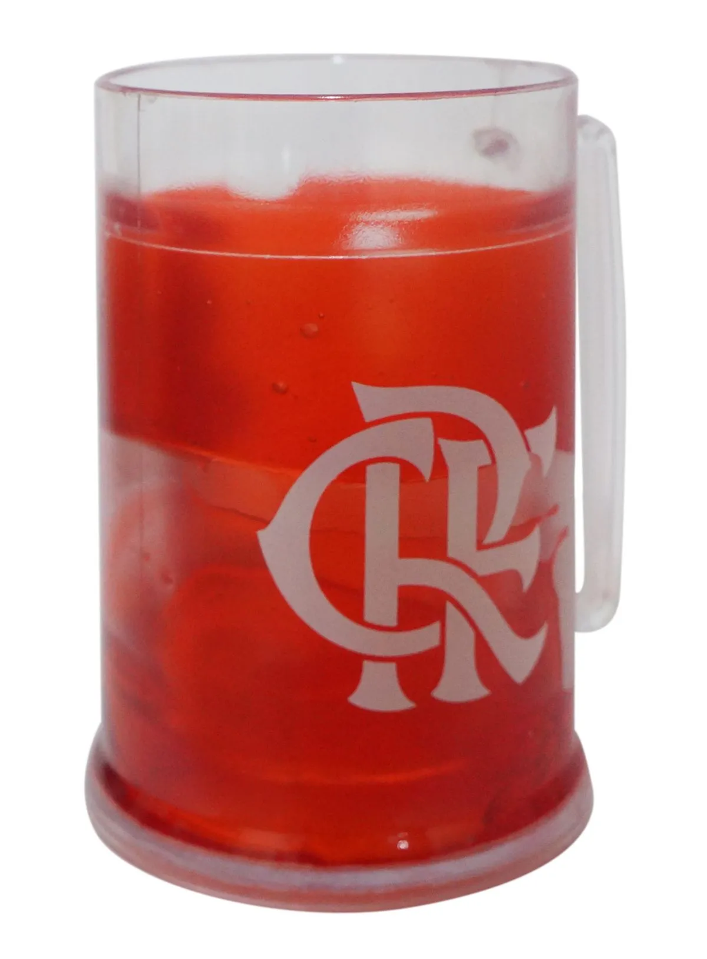 Mini Caneca Gel Vermelha Beto 300ml Flamiguinhos