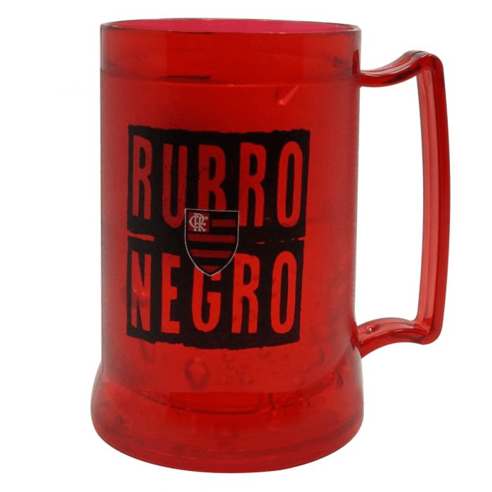 Caneca Gel Flamengo Rubro Negro Vermelha