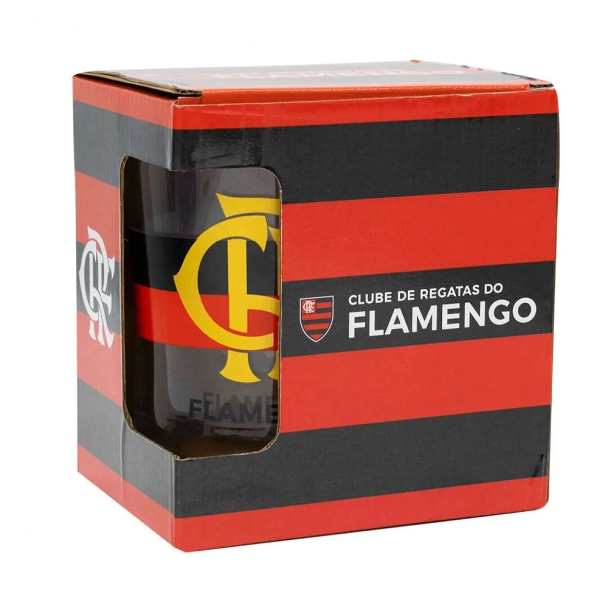 Canecão De Vidro Flamengo