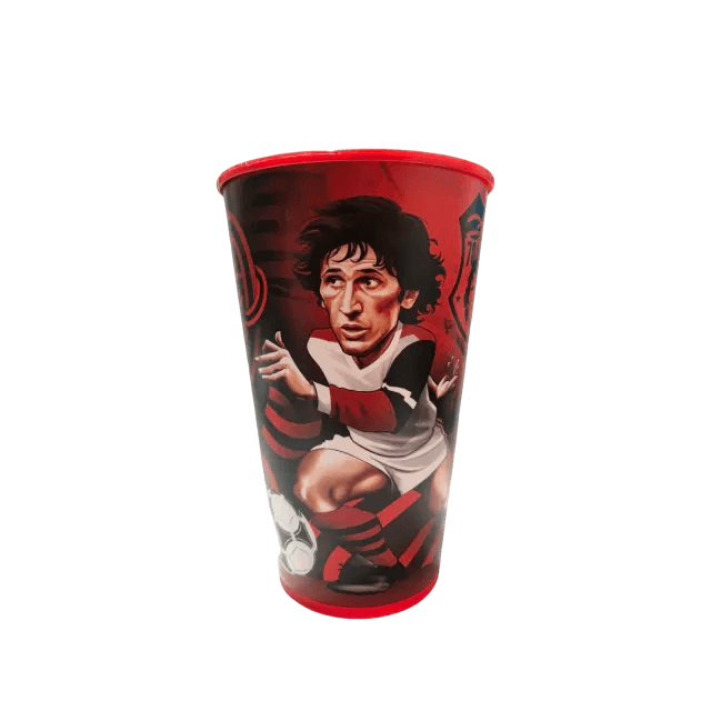 Copo Flamengo Zico 70 Anos Vermelho