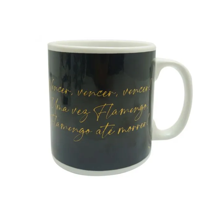Caneca Flamengo Porcelana Vencer Vencer