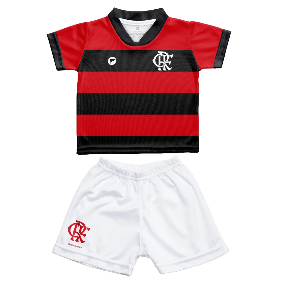 Conjunto Flamengo Sublimado Micro Dry Torcida Baby