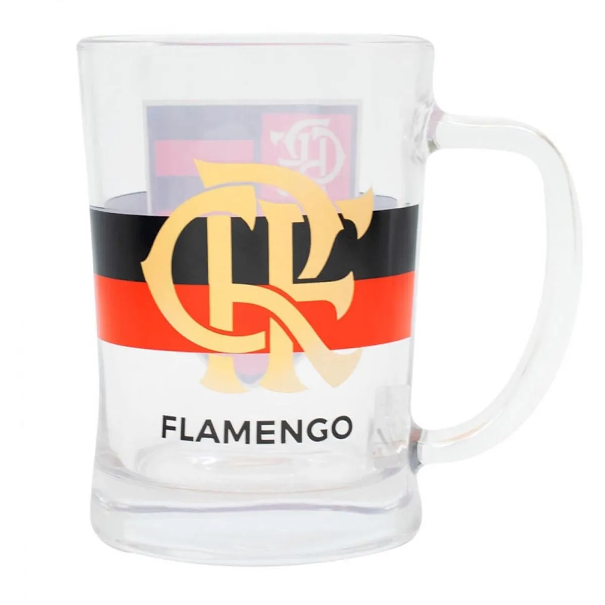 Canecão De Vidro Flamengo