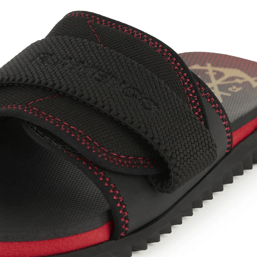 Chinelo Flamengo Kivah Slide Rubro Negro Kenner