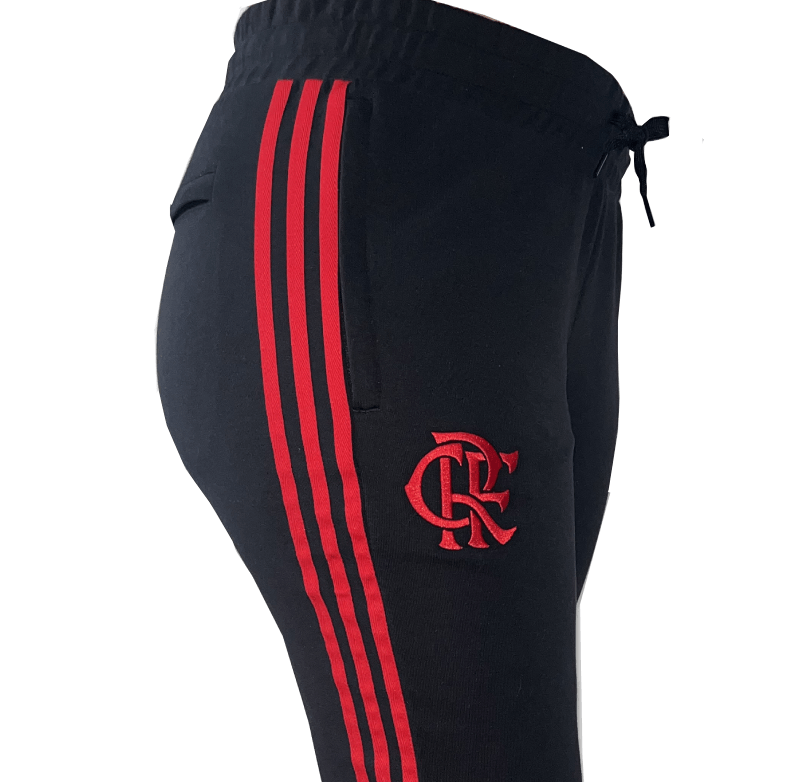 Calça Flamengo Feminina Moletom Adidas 2023