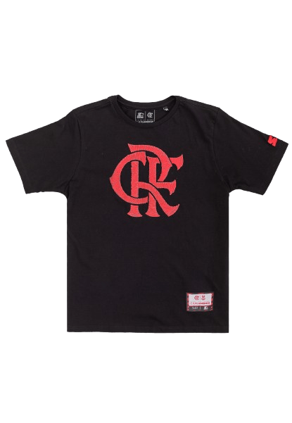 Camisa Flamengo Infantil CRF Puff Preta Starter