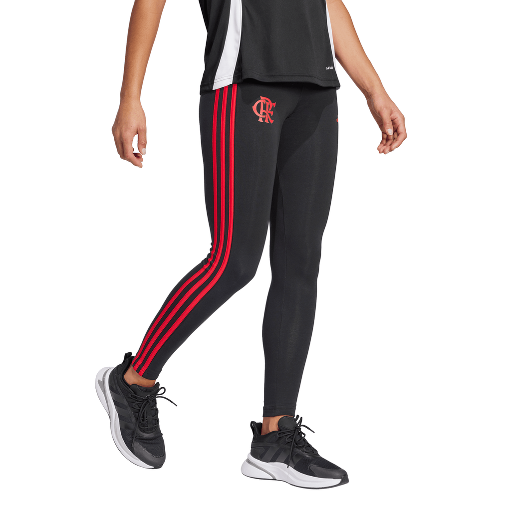 Calça Legging Flamengo Feminina DNA Adidas 2025