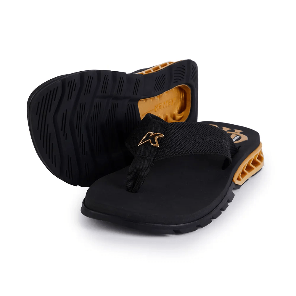 Chinelo Flamengo Rakka Gold DRR01 Kenner
